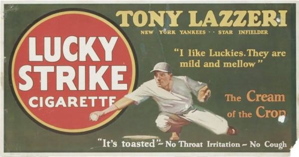 1928 Tony Lazzeri Lucky Strikes